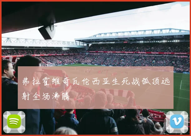 弗拉霍维奇瓦伦西亚生死战弧顶远射全场沸腾