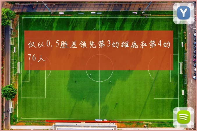 仅以0.5胜差领先第3的雄鹿和第4的76人